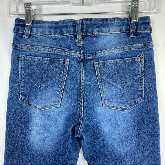 HUDSON GIRLS Jeans Distressed High Rise Flare Stretch Denim sz 14 - Picture 4 of 10